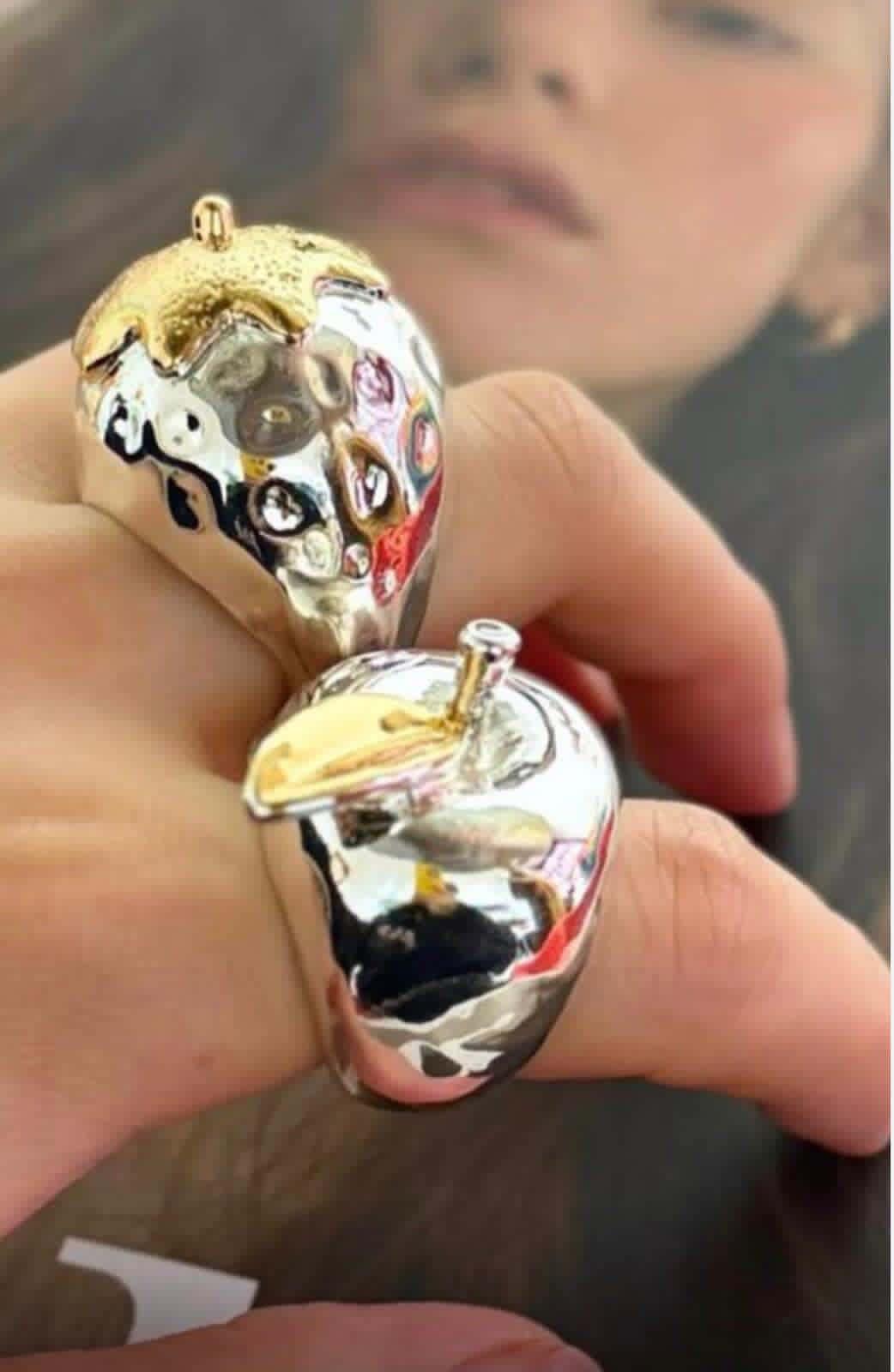 Anillo fresa y Manzana