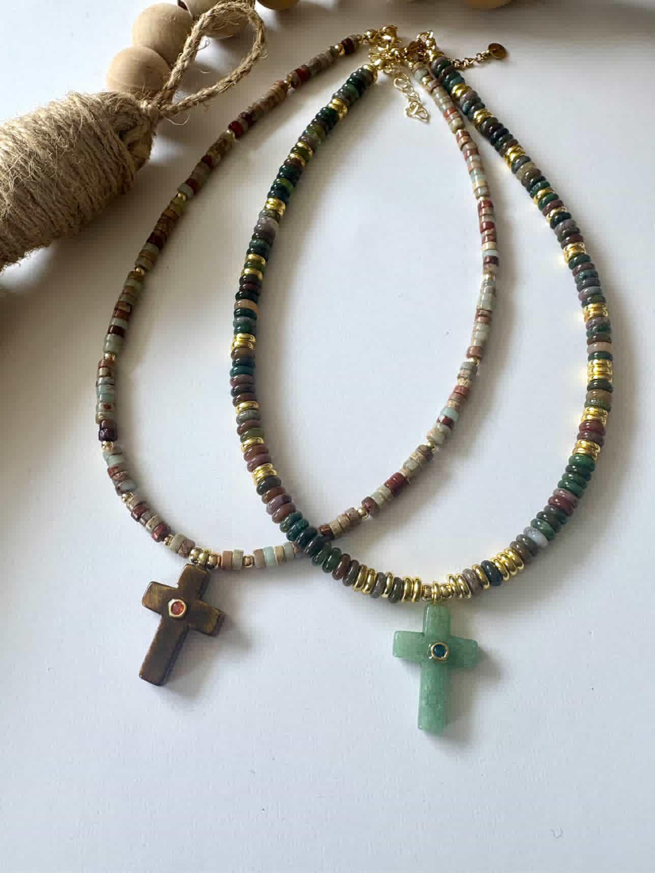 Collar Cruz Stone