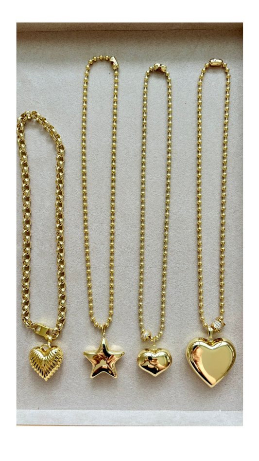 Cadenas Varias Doradas
