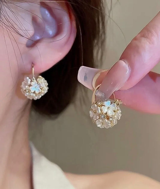 Aretes jardín de flores