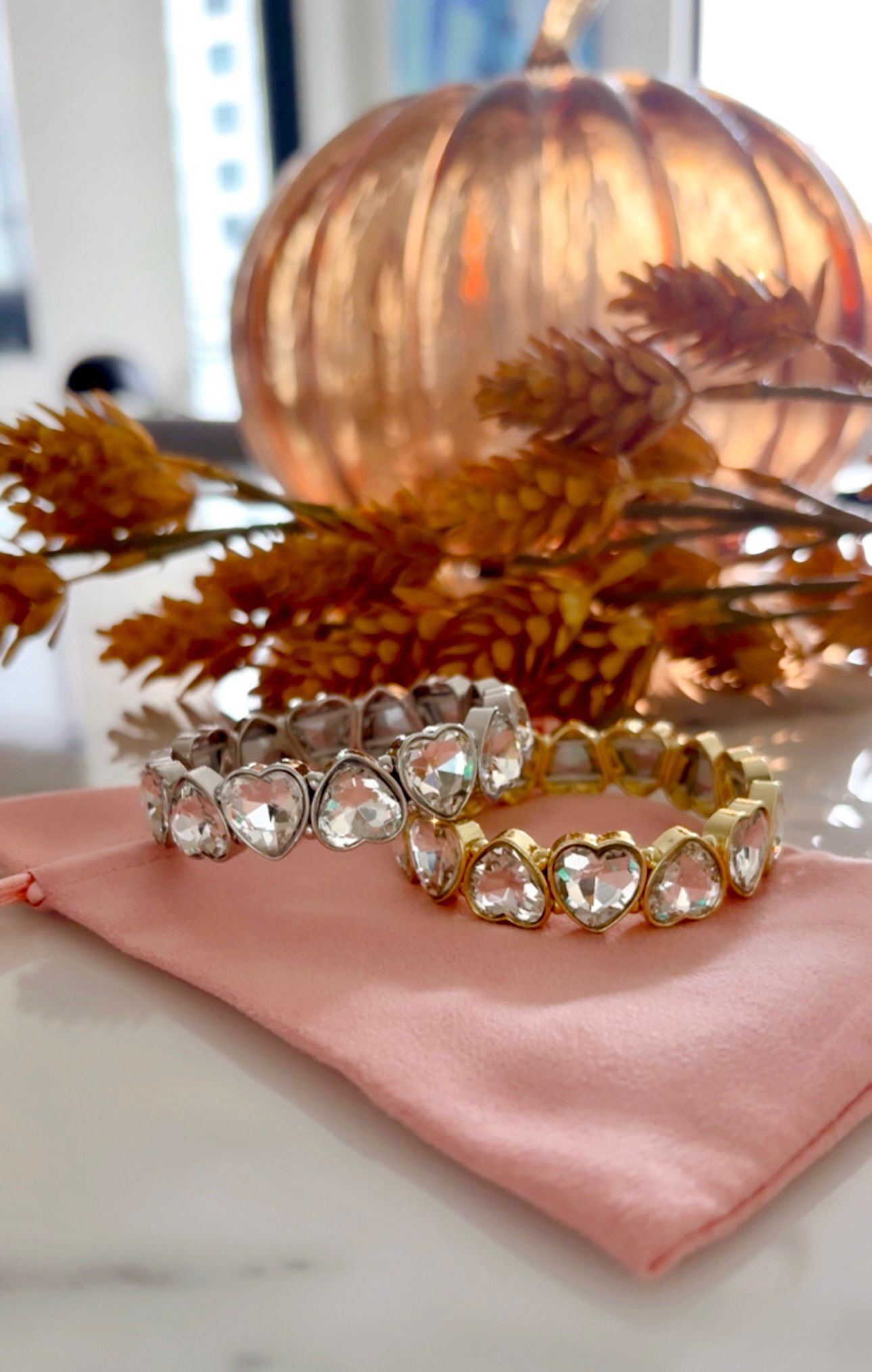 brazalete elastico full cristal gruesa