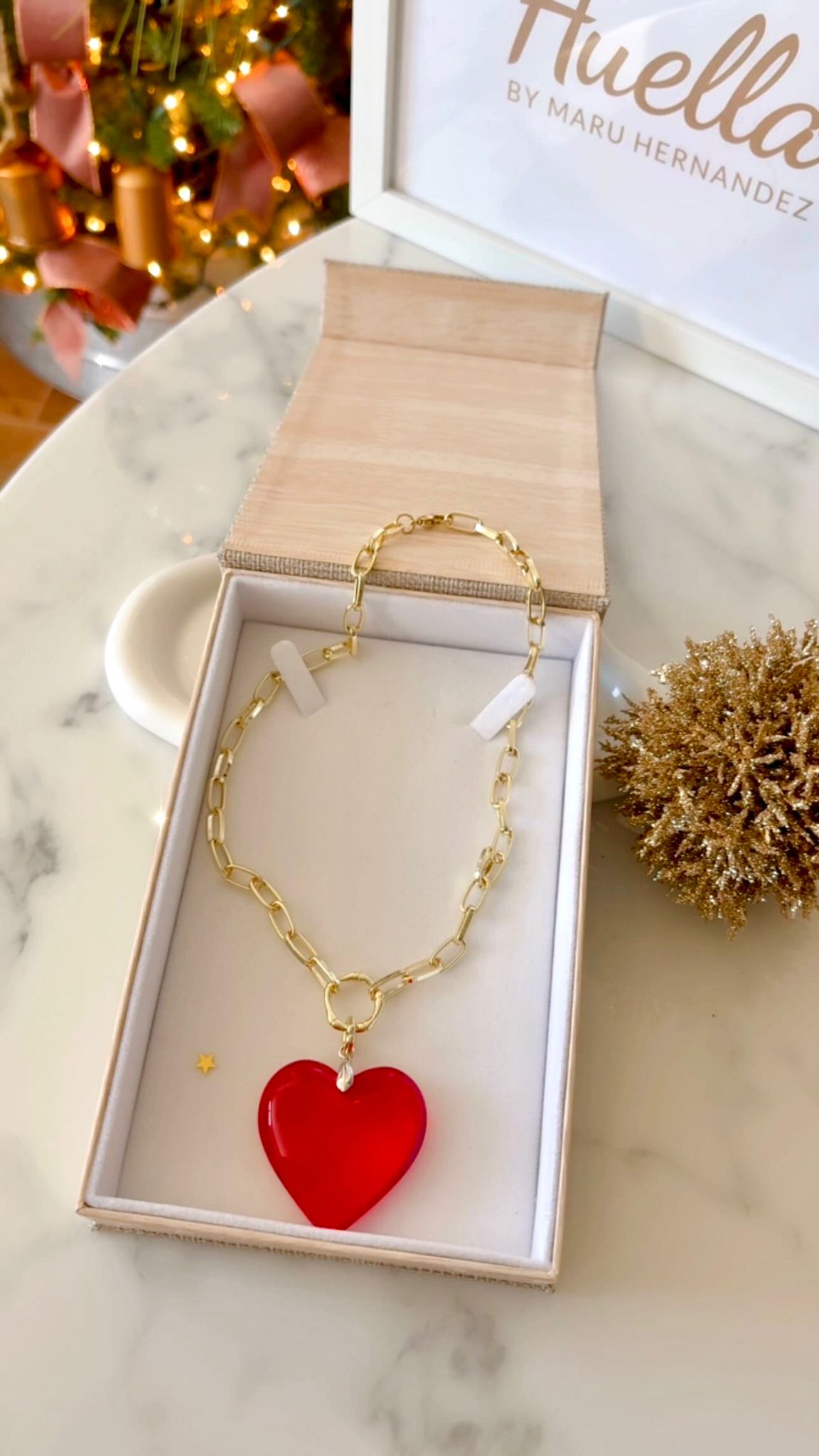 Collar corazón Valentine Day