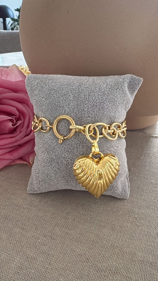 Brazalete corazón Real