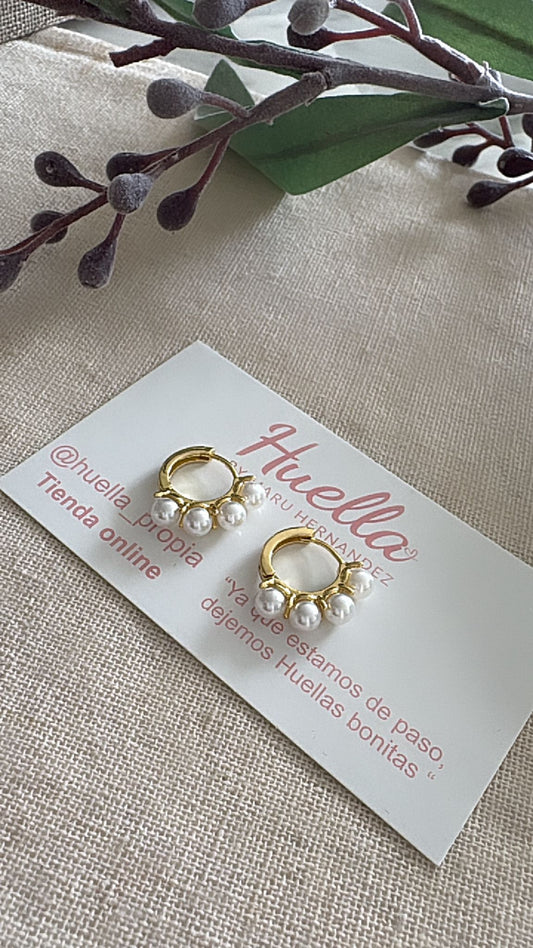 Aretes Perlas Pequeños