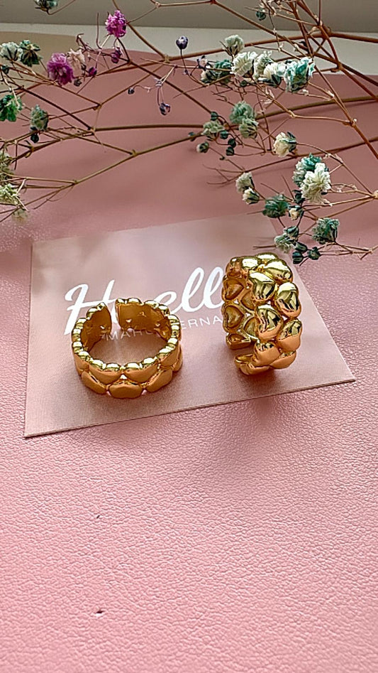 Anillos ajustable corazones
