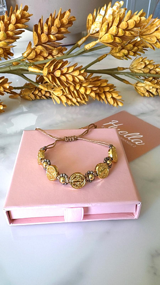 Brazalete ajustable cordón san Benito