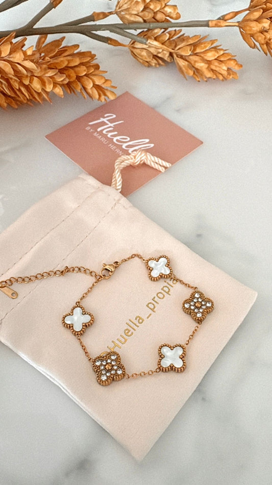 Brazalete Acero flor