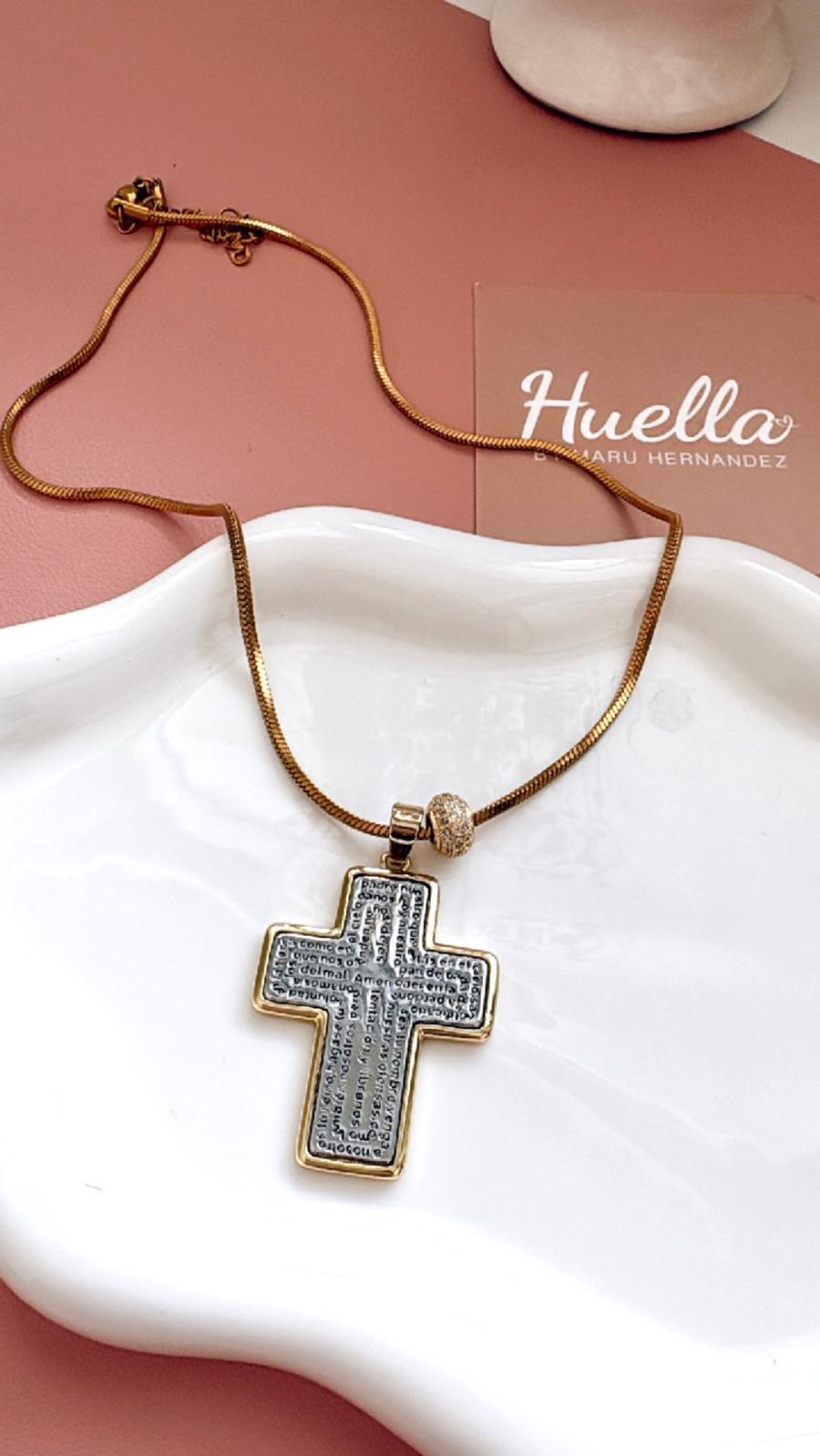 Cadena Cruz Padre nuestro mediana