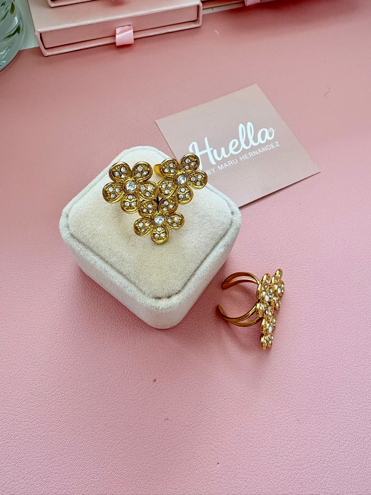 Anillos trío de Flores