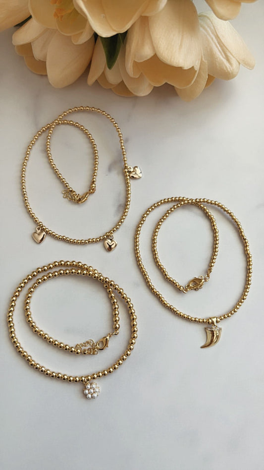 Cadenas varias dorados