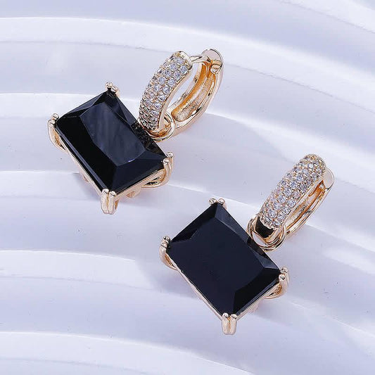 Aretes Elegante cuadrado
