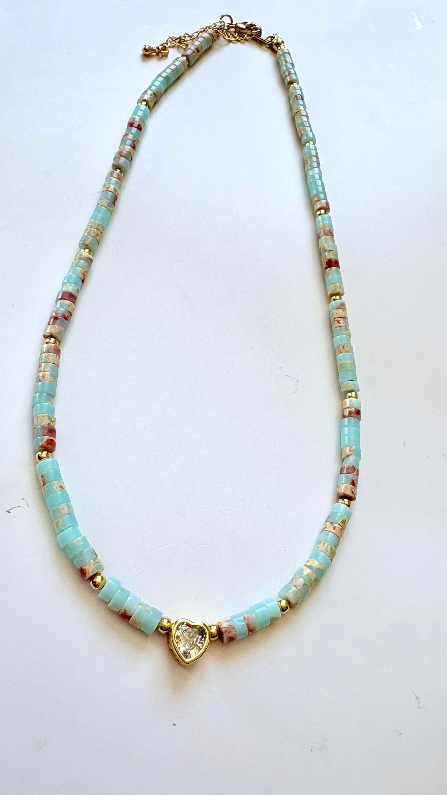 Collar corazón cristal