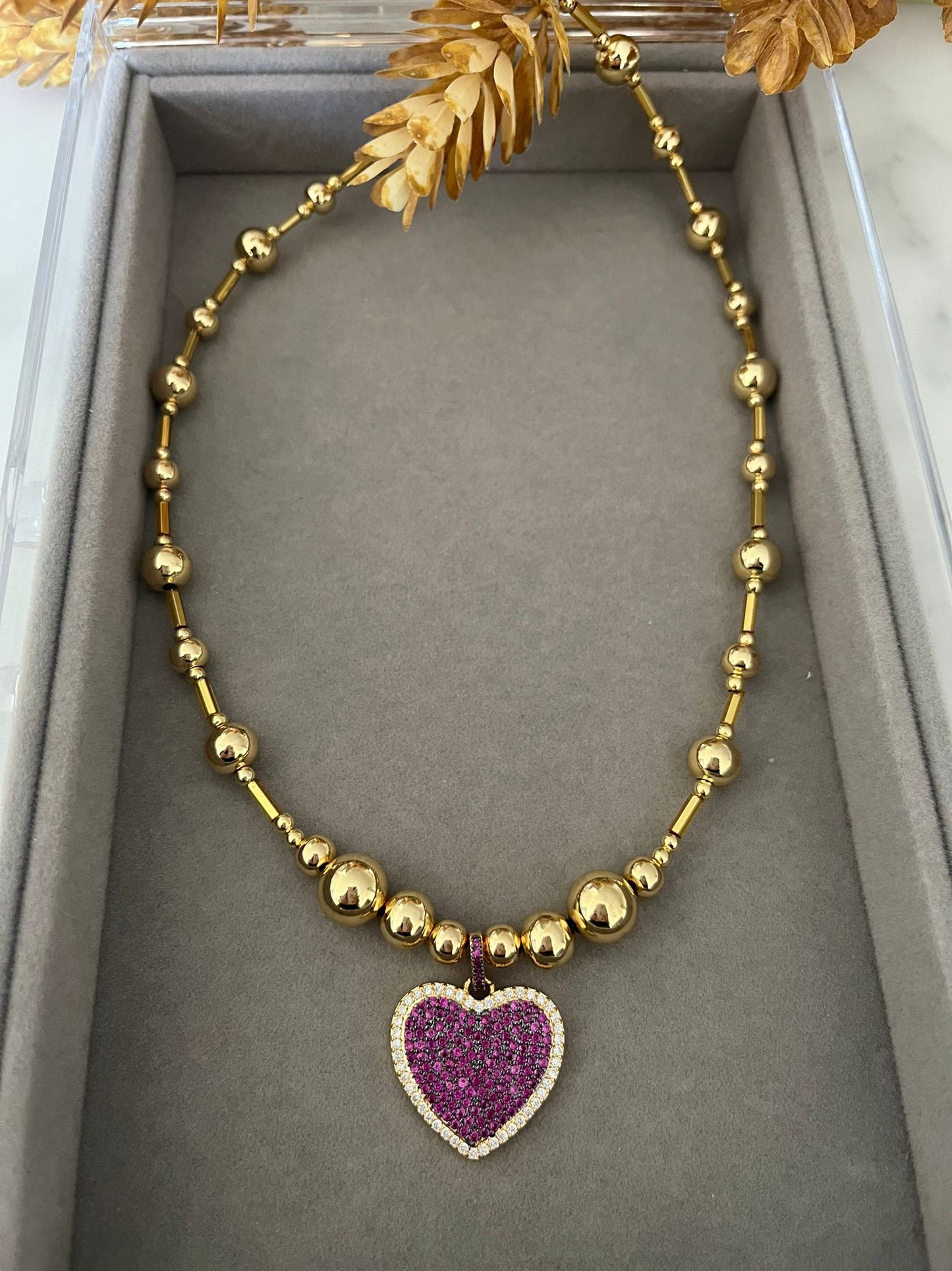 Collar corazón de Fiesta