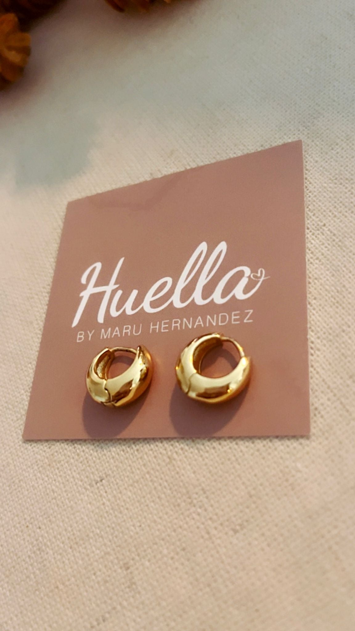 Aretes argollas pequeñas día día