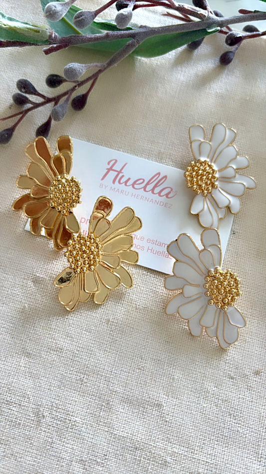 Aretes flor verano
