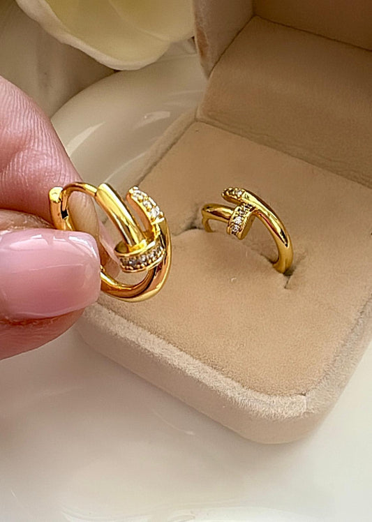 Arete estilo Cartier