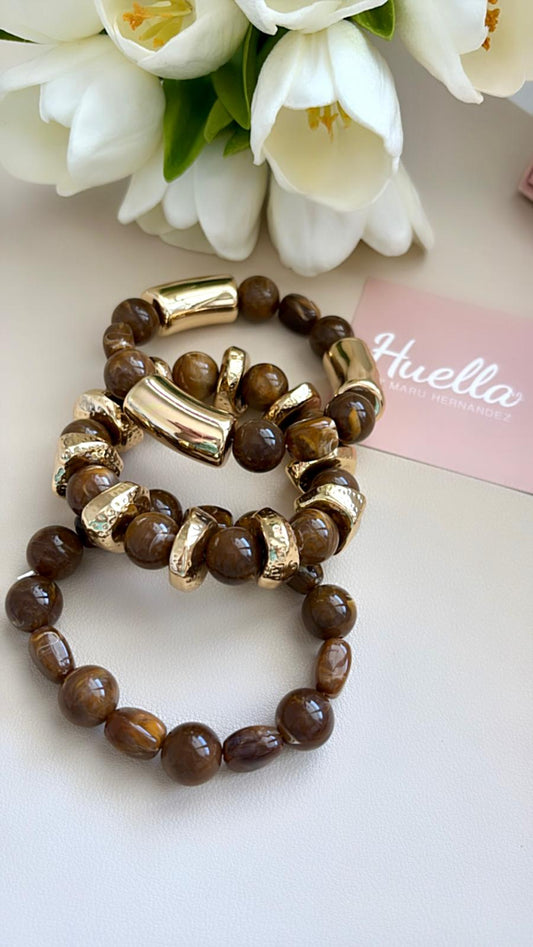 Brazalete en juego de 3 piezas