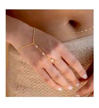 Brazalete anillo acero inoxidable