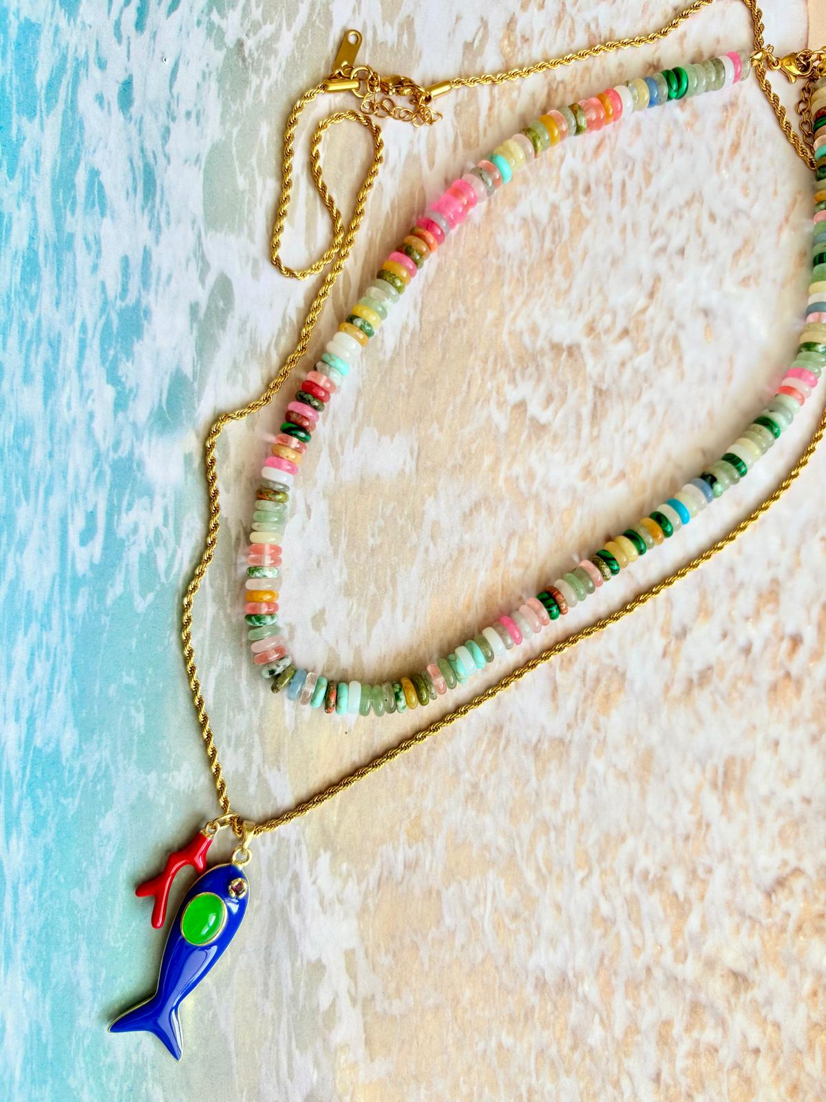Cadena pez y coral