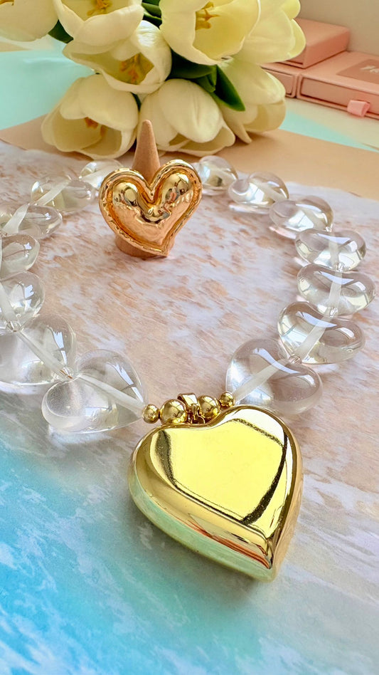 Collar mil corazones