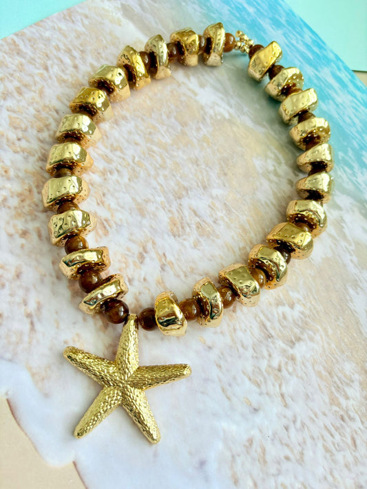 Collar estrella de Mar iluminada
