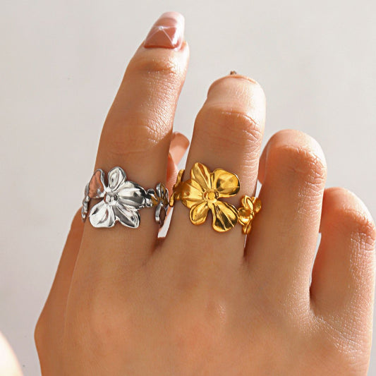 Anillo Rosa Romántica