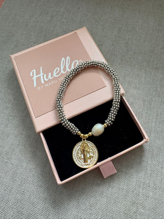Brazalete medalla san Benito