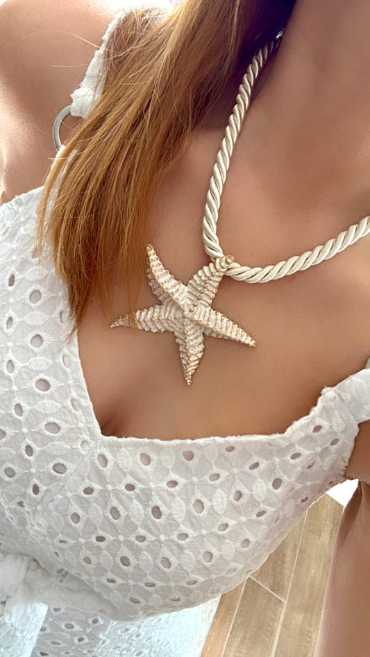 Collar cordón estrella de Mar