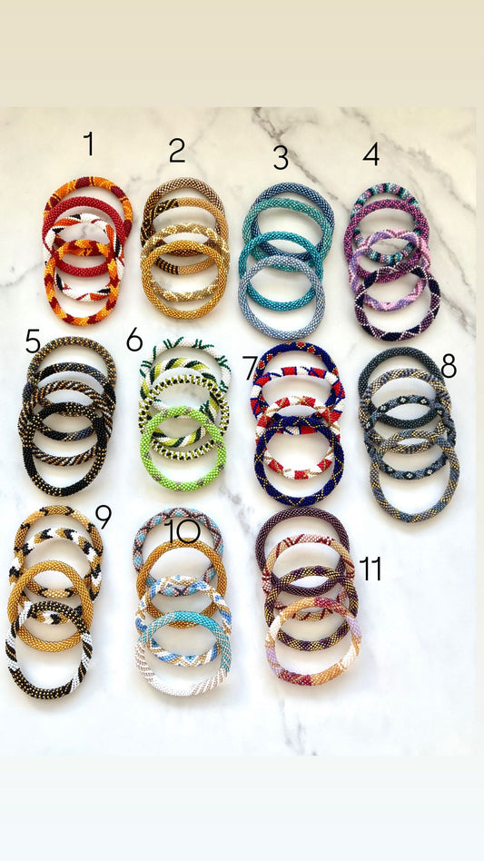 Brazaletes Nety set de 4 piezas