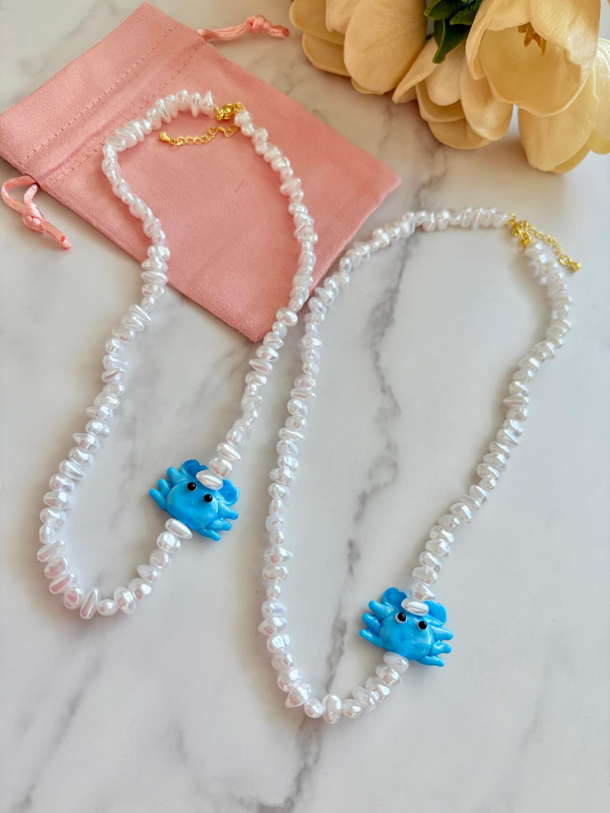 Collares vacaciones cangrejos
