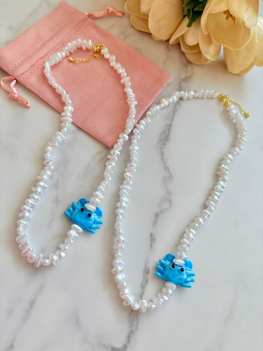 Collares vacaciones cangrejos