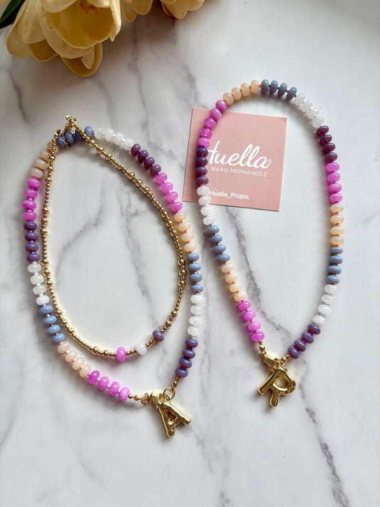 Collar Iniciales colores
