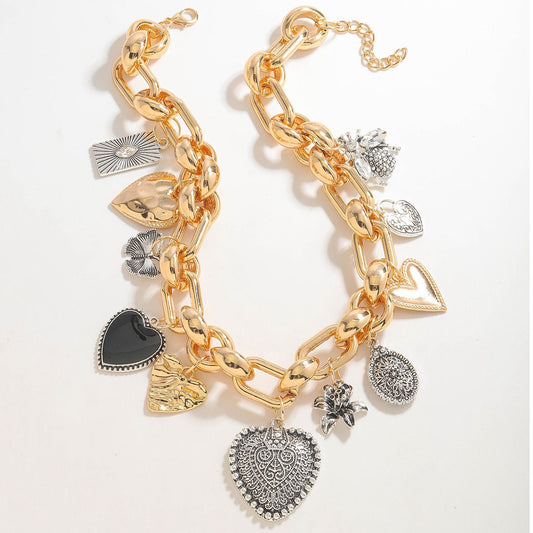 Collar corazones Variados