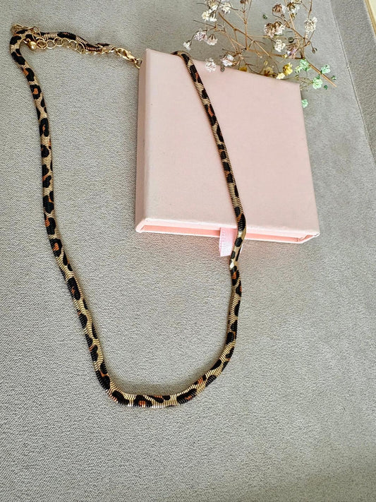 Collar Choker animal print