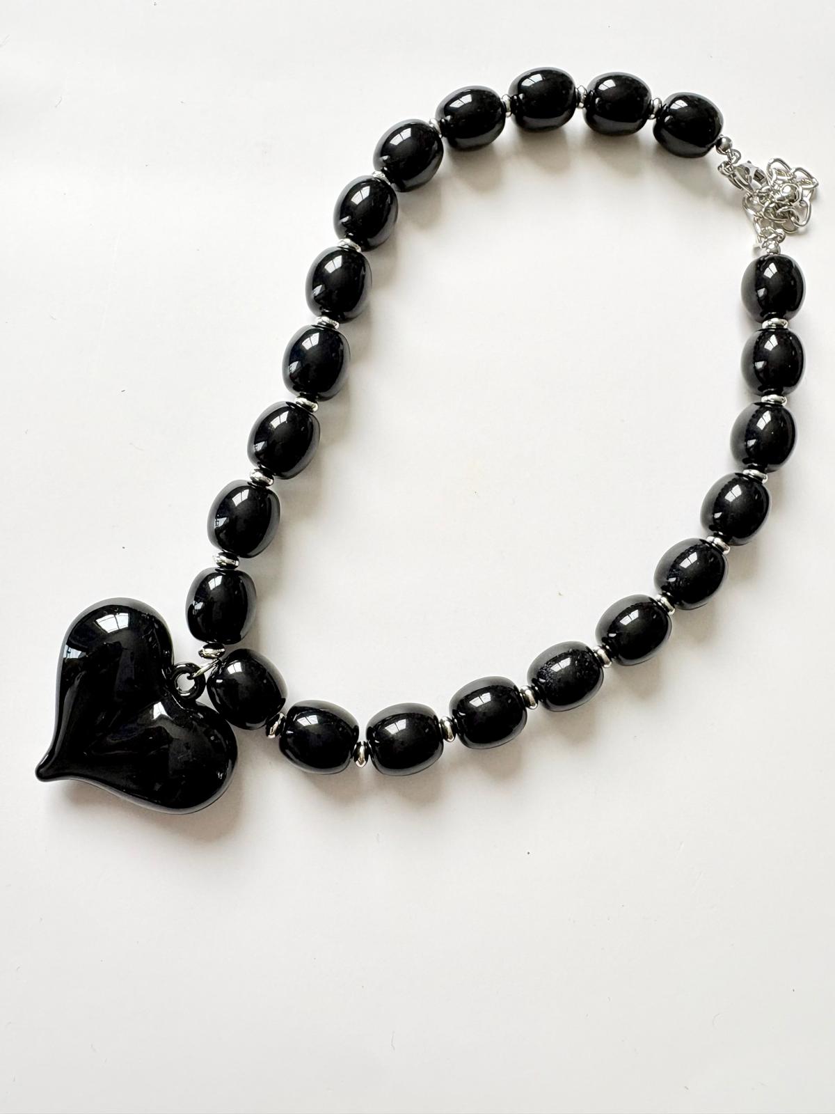 Collar corazón Nigth