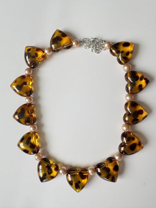 Collar corazón salvaje