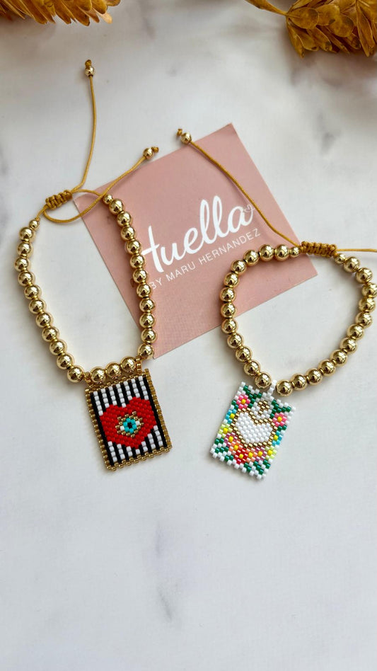 Juego de 2 pulseras Miyuki
