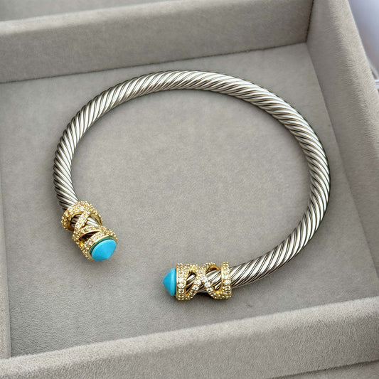 Brazalete punta turquesa