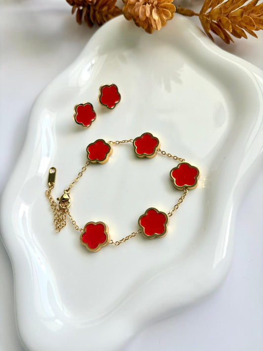 Juego de Aretes y Brzaletes