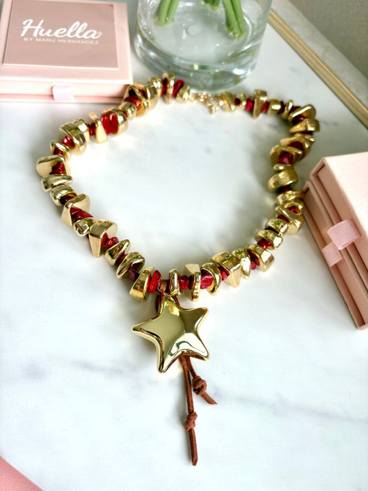 Collar lluvia de estrella