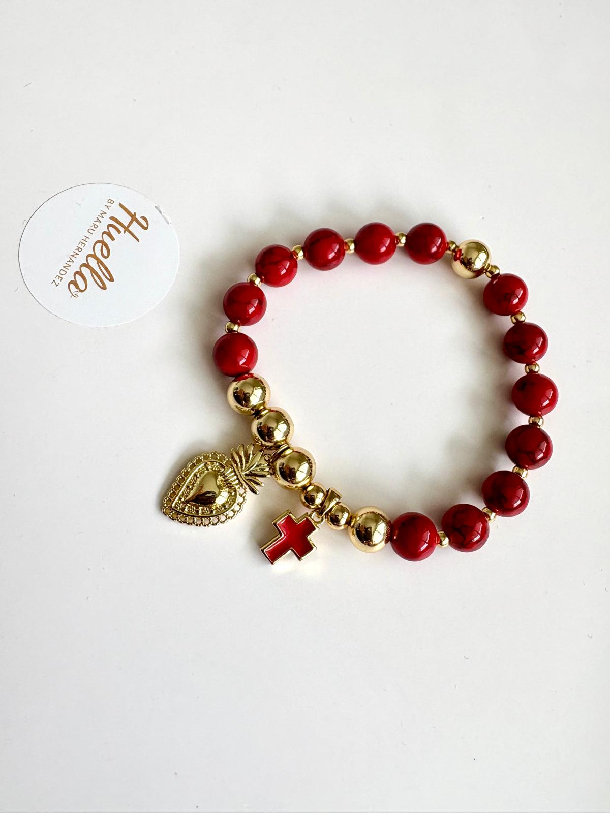 Brazalete elástico de y Amor