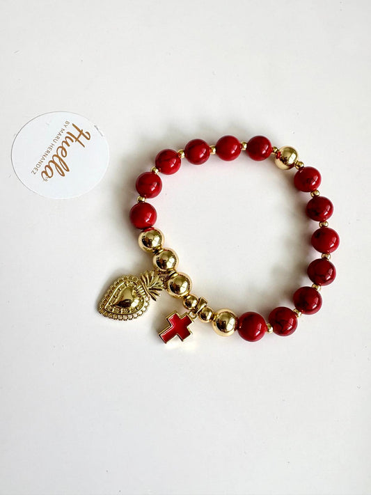 Brazalete elástico de y Amor