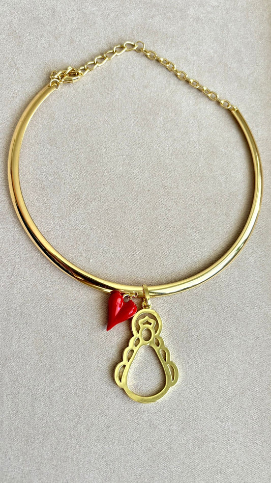 Collar gargantilla Amor y Fe